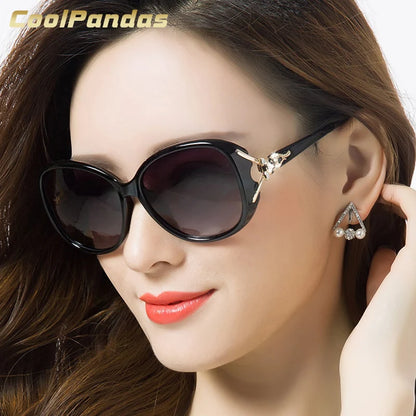 2022 New Fashion Oversized Retro Polarized Sunglasses Women Brand Designer Driving Sun Glasses UV400 Lady Gift Oculos de sol