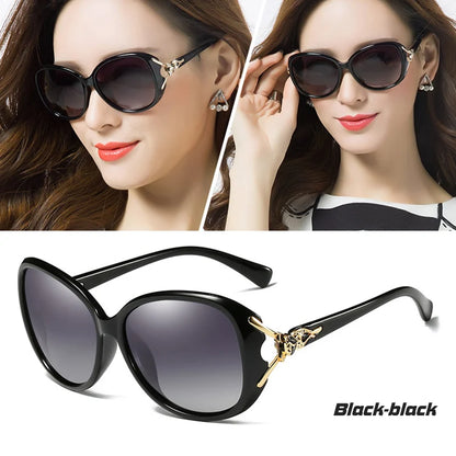 2022 New Fashion Oversized Retro Polarized Sunglasses Women Brand Designer Driving Sun Glasses UV400 Lady Gift Oculos de sol