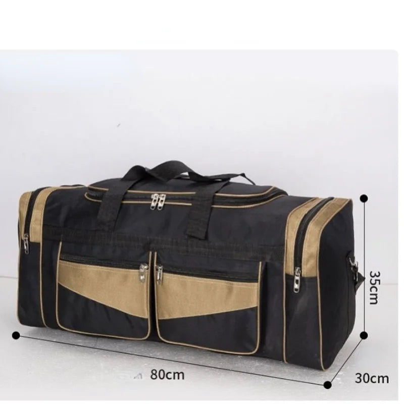 Large Capacity Men's Travel Bag Waterproof Big Duffle Bag for Women Oxford Weekend Trip Hand Luggage Packing Storage Bags bolsos